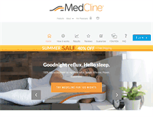 Tablet Screenshot of medcline.com